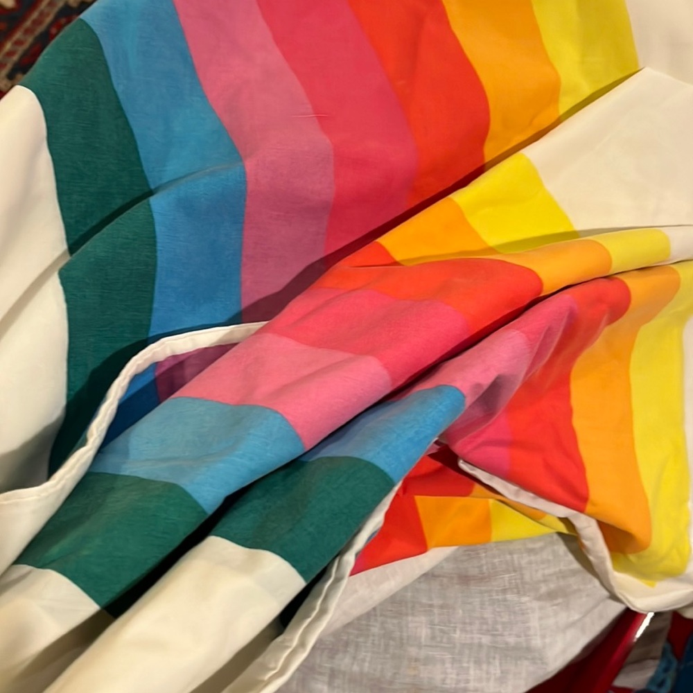 Vintage 80’s wamsutta standard size rainbow pillow case pride